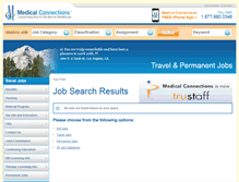 Tablet Screenshot of directorofnursingjobs.medicalconnections.com