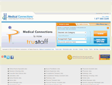 Tablet Screenshot of medicalconnections.com